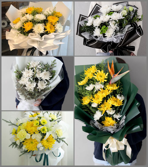 山东青岛即墨市移风店镇矫家庄村白事花束代送
